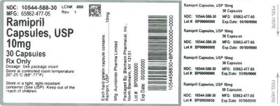 Label 10mg 30ct (Label Ramipril Caps 10mg Bpi(10544 588 30) Aurobindo(65862 477 05) Rev1)